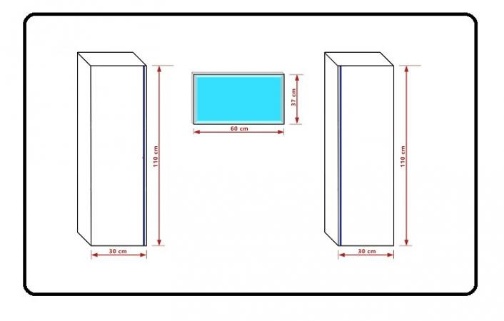 dimenzije kopalniški sestav Nord