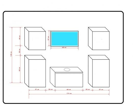 dimenzije kopalniški sestav Siros
