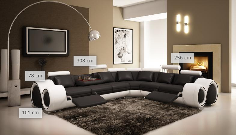 dimenzije kotna sedežna garnitura Larisa