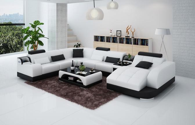 kotna sedežna garnitura s počivalnikom Dea