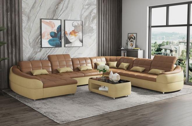 kotna sedežna garnitura s počivalnikom Greta