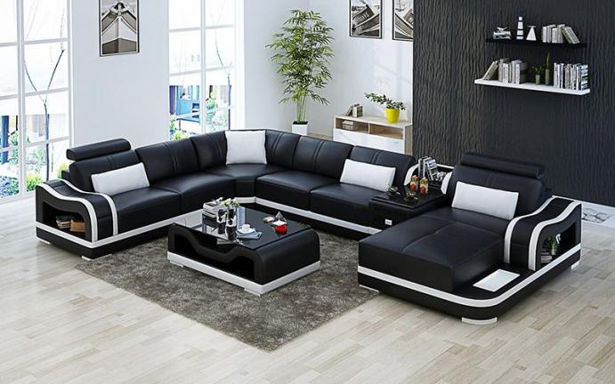 kotna sedežna garnitura s počivalnikom Kaja