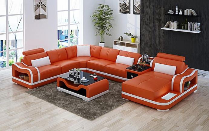 kotna sedežna garnitura s počivalnikom Kaja