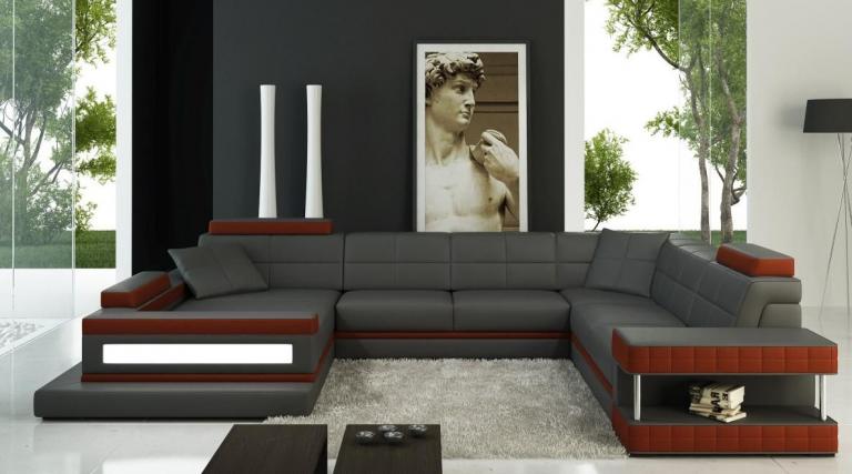 kotna sedežna garnitura s počivalnikom Korina