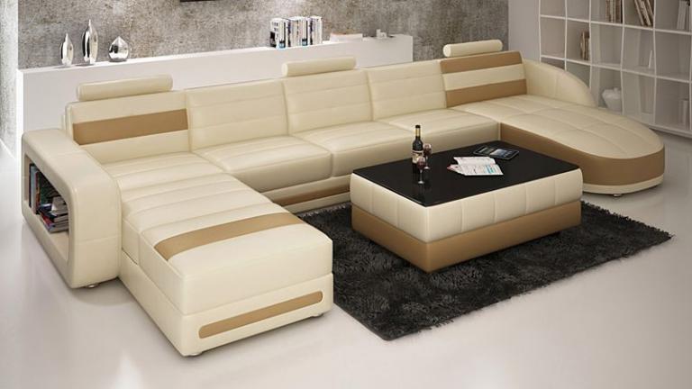 kotna sedežna garnitura s počivalnikom Liona