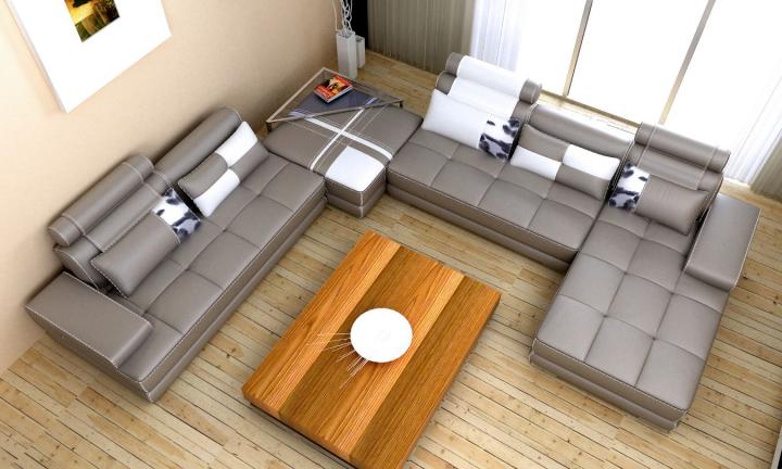 kotna sedežna garnitura s počivalnikom Pelegrina