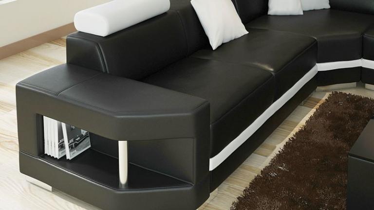 kotna sedežna garnitura s počivalnikom Vivi