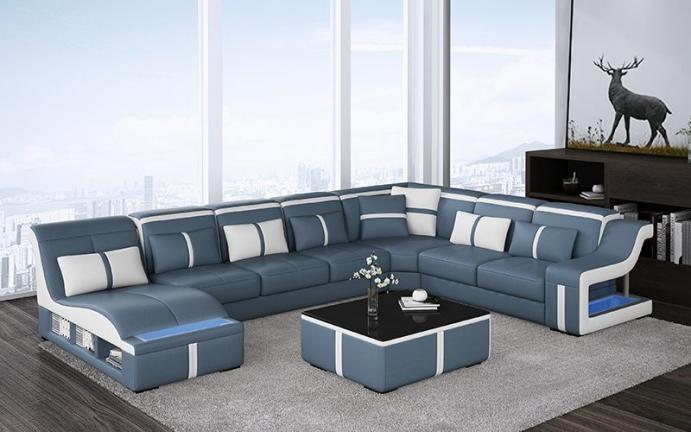 kotna sedežna garnitura s počivalnikom Zarja