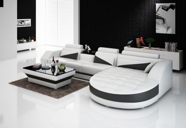 moderna sedežna garnitura s počivalnikom Vita