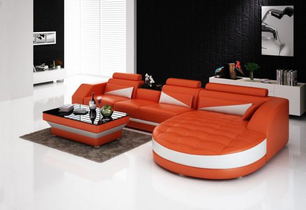 moderna sedežna garnitura s počivalnikom Vita